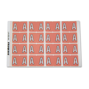 LA-002-AA Filequest Alpha Labels Letter A