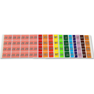 Colour coded filing - Month label - Starter Kit 