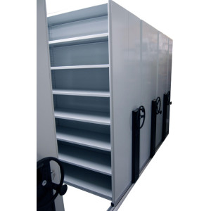 Free-Track Mechanical Mobile Shelving