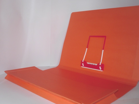FO-009-++ Lateral Shelf file with Tubeclip and left hand Pocket.